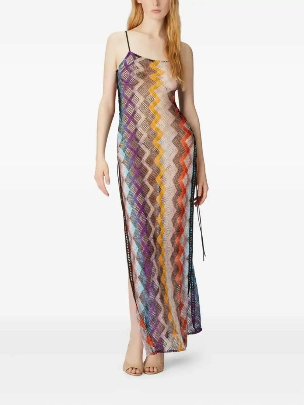 Missoni Purple Gold Chevron Knit Cover-Up - Picture 3 of 7